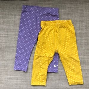 BOGO Polka Dots leggings - Nike + Gap (2 pants)